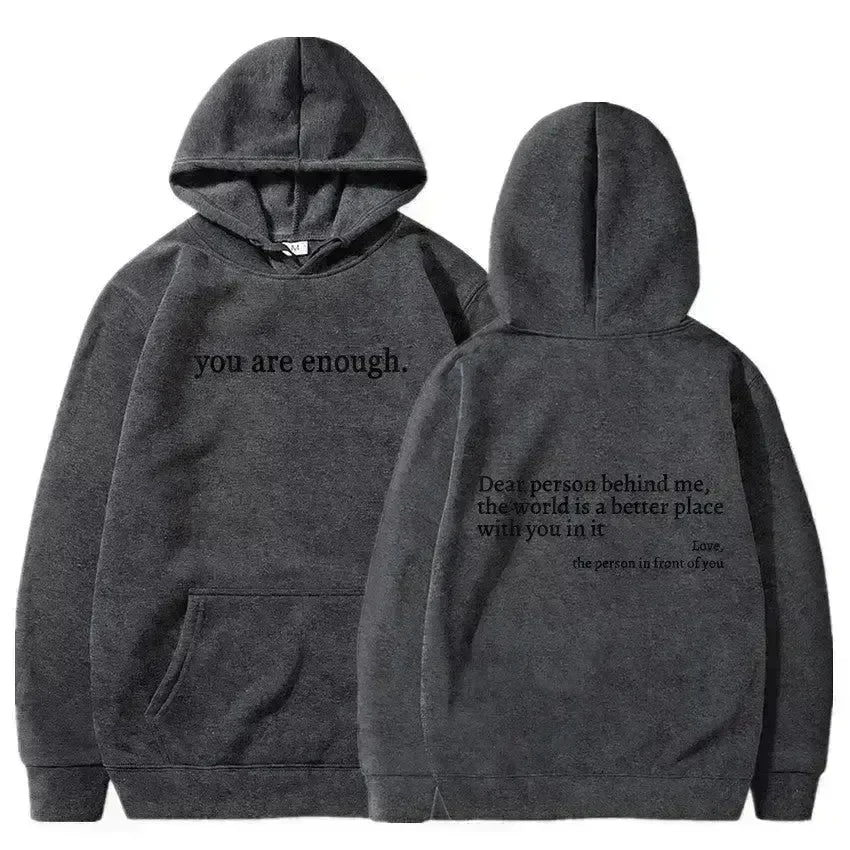 Women's Brushed Hoody Plain Letters - EX-STOCK CANADA