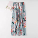 Cotton Silk Pajama Lounge trouser Pants Summer Women - EX-STOCK Canada