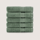 Green Pure Cotton Bath Towel Set – Burgundy & Turquoise (74x33cm to 170x95cm)