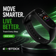 Bracelet de fitness étanche avec moniteur de fréquence cardiaque et de tension artérielle 