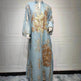 Fired Sequins Light Luxury Celebrity Party Abaya Dress for Arab Dubai Turkey Middle East Women - EX-STOCK Canada