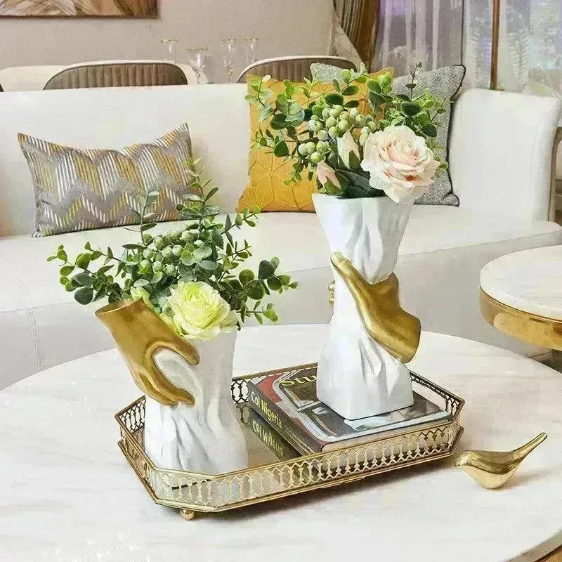 First Sight TV cabinet Office Home Ornaments dried flowers Vase - EX-STOCK CANADA