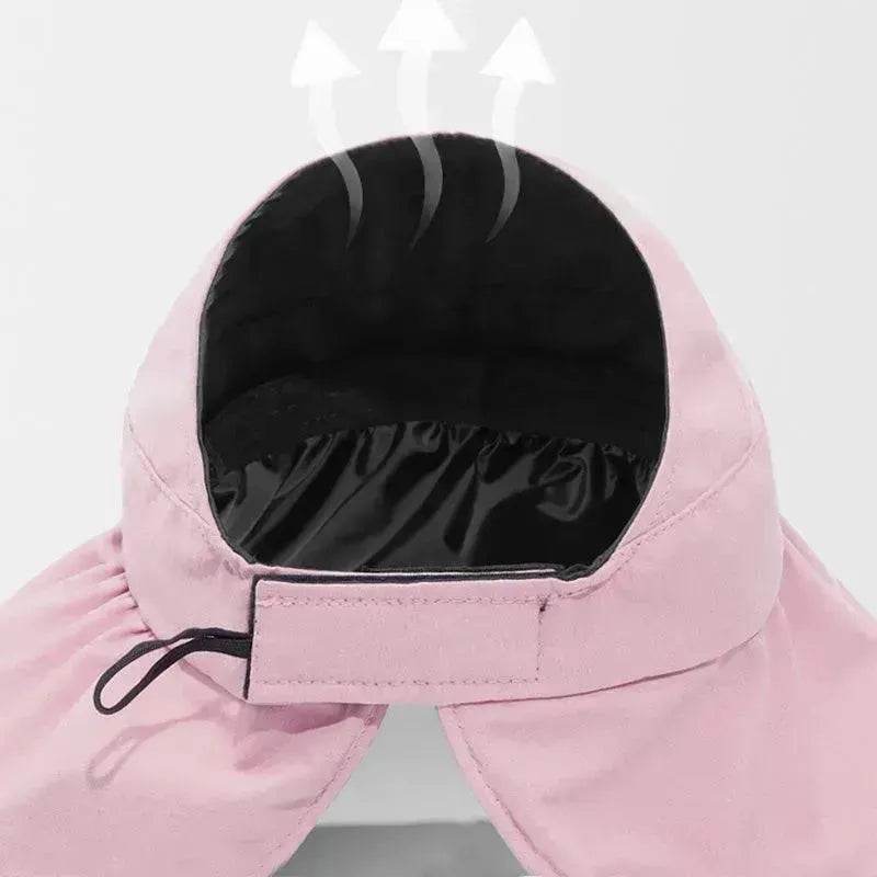 Foldable Fisherman Hat Summer Empty Top Sun Protection Hat UV Protection Upf50 Sun Visor Full-face Sunhat For Women - EX-STOCK Canada