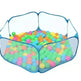 Foldable Kids' Play Tent with Ball Pit: Ocean Ball Pool & Crawling Game House for Outdoor Fun - EX-STOCK CANADA