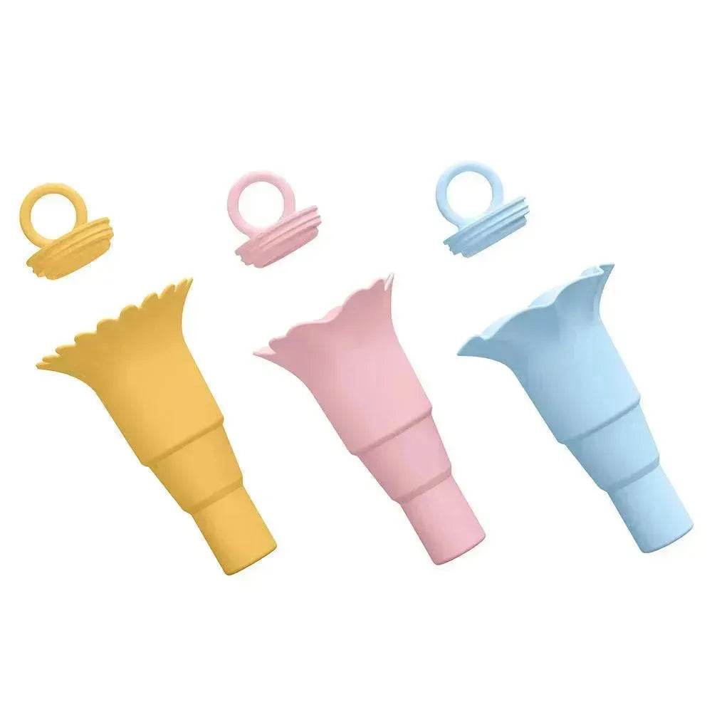 Foldable Silicone Multifunctional Anti-dirty Hands Ice Cream Cup - EX-STOCK Canada