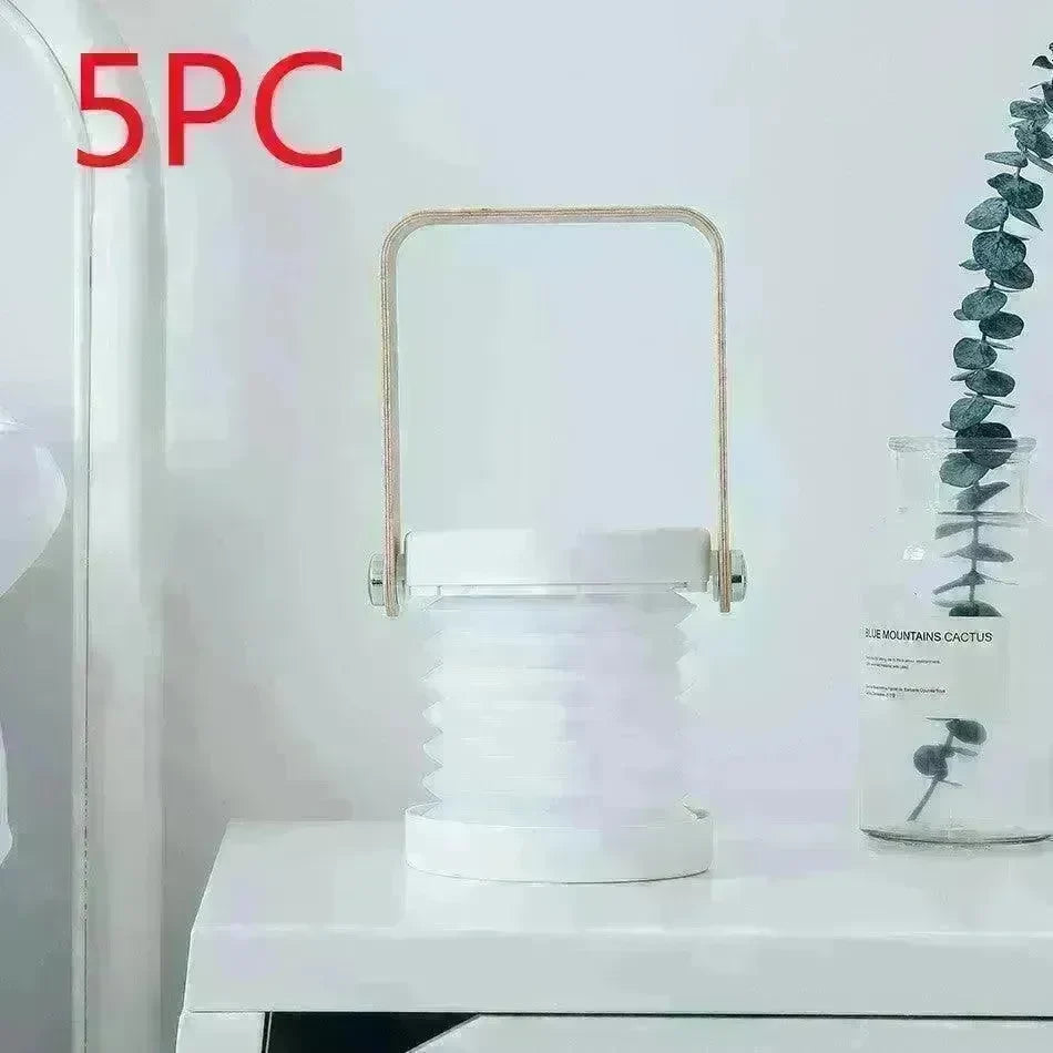 Foldable Touch Dimmable Reading LED Night Light Portable Lantern Lamp USB Rechargeable For Home Decor - EX-STOCK CANADA