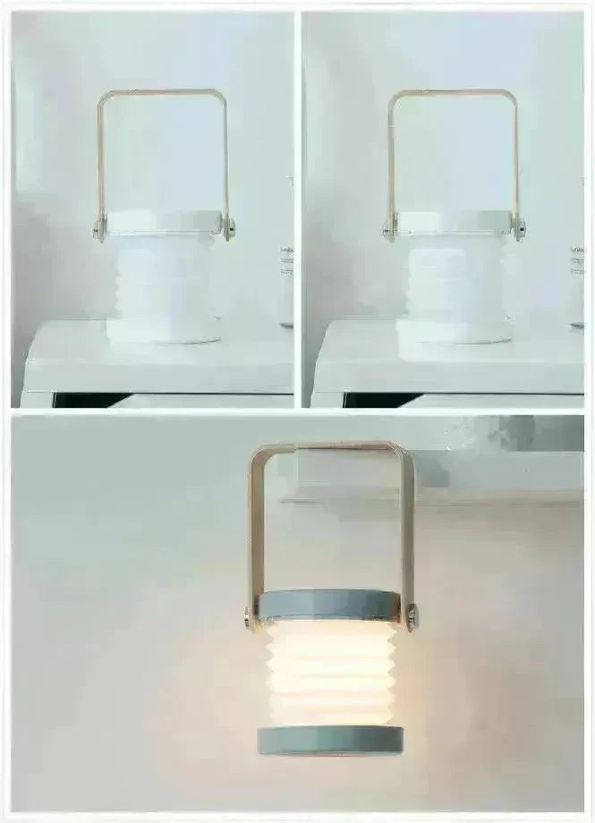 Foldable Touch Dimmable Reading LED Night Light Portable Lantern Lamp USB Rechargeable For Home Decor - EX-STOCK CANADA