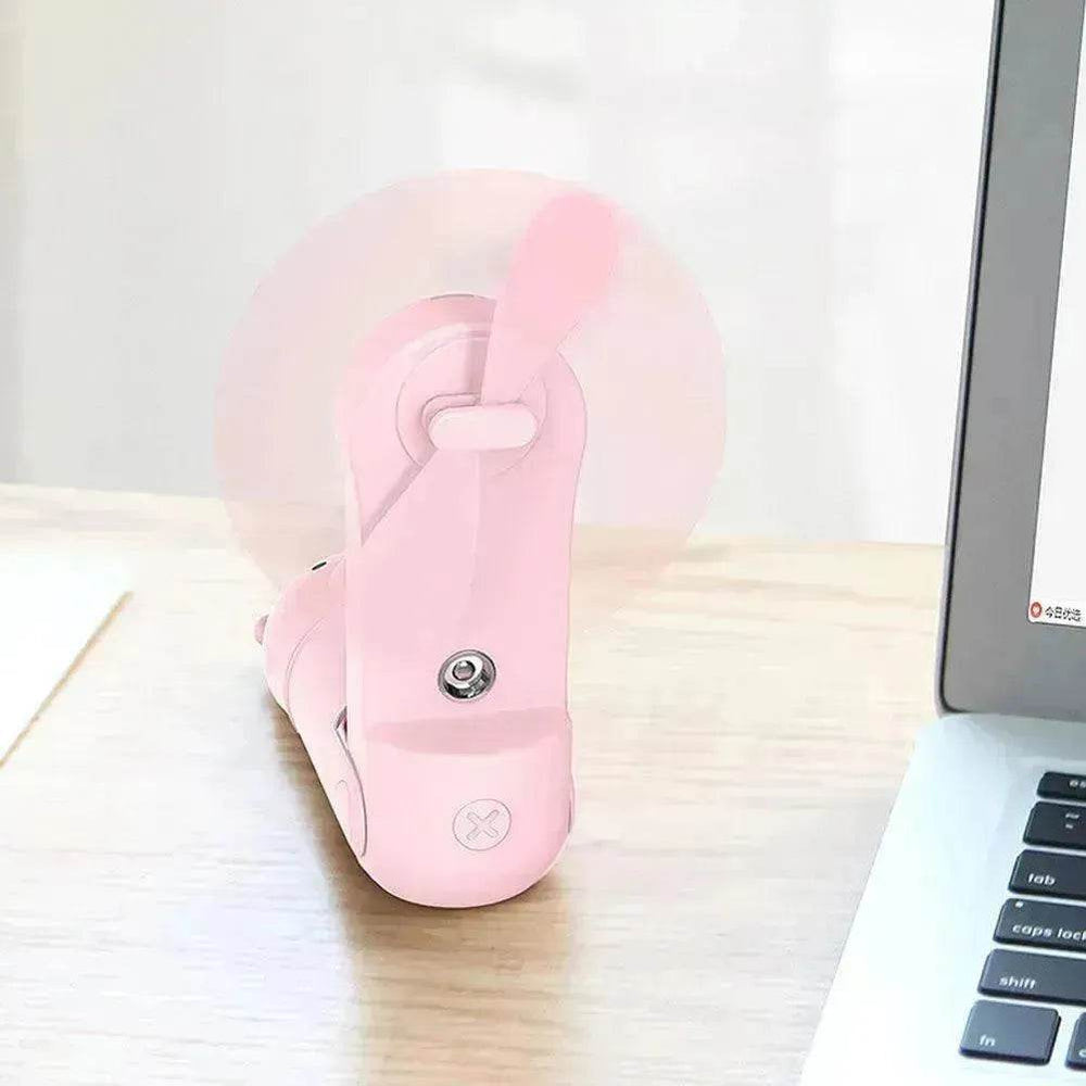 Folding Hand-held Fan Spray Water Replenishing Portable USB Charging - EX-STOCK Canada