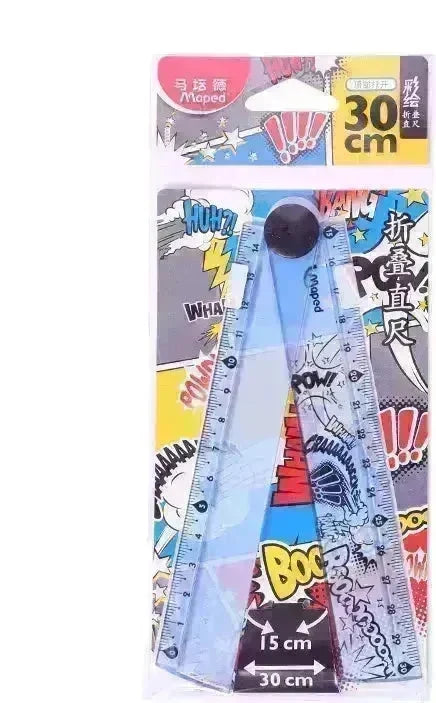 folding ruler 30cm widened rotary ruler - EX-STOCK CANADA