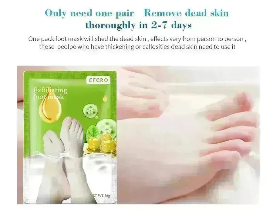 Foot Peeling Mask Pedicure Socks Foot Mask - EX-STOCK CANADA