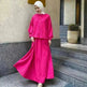 Foreign Trade Women's Clothing Arab New Fashion Long Sleeve Skirt Suit Two piece set. - EX-STOCK CANADA