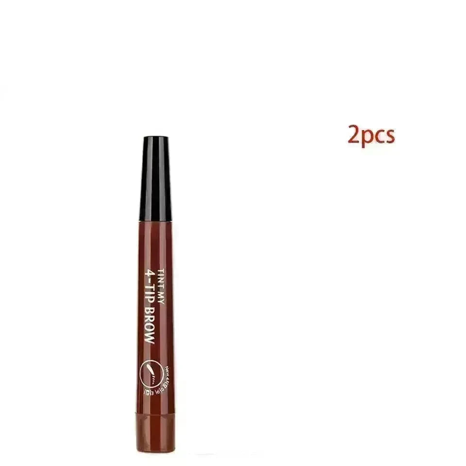 Four-Forked Water Eyebrow Pencil Four-Head Eyebrow Pencil - EX-STOCK CANADA