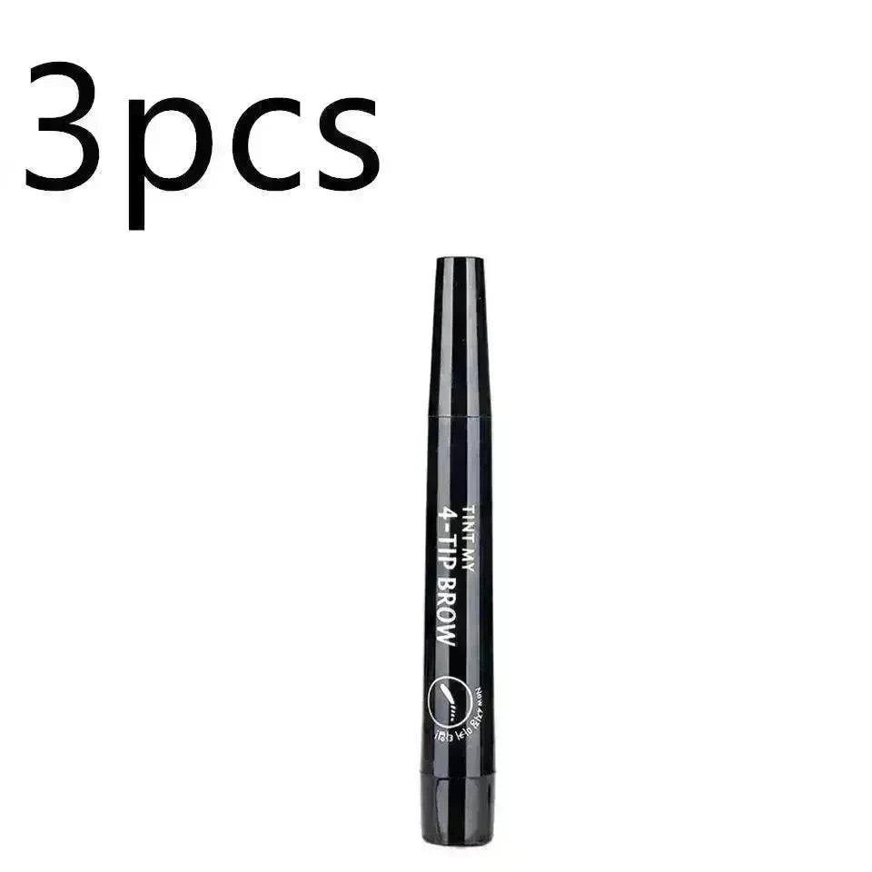 Four-Forked Water Eyebrow Pencil Four-Head Eyebrow Pencil - EX-STOCK CANADA