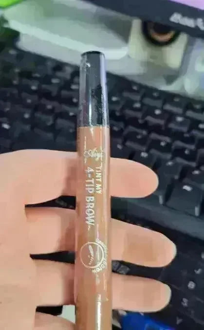 Four-Forked Water Eyebrow Pencil Four-Head Eyebrow Pencil - EX-STOCK CANADA