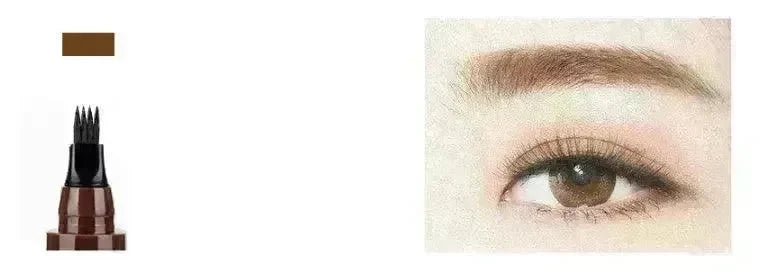 Four-Forked Water Eyebrow Pencil Four-Head Eyebrow Pencil - EX-STOCK CANADA