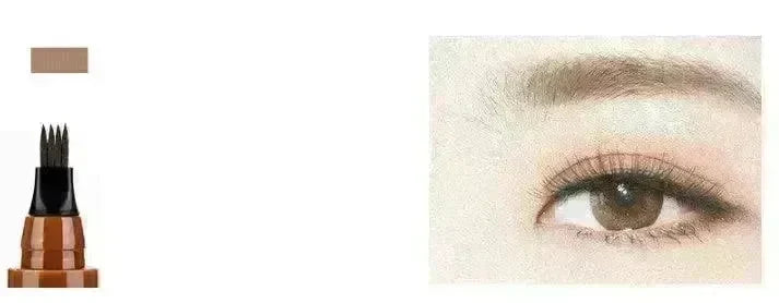 Four-Forked Water Eyebrow Pencil Four-Head Eyebrow Pencil - EX-STOCK CANADA