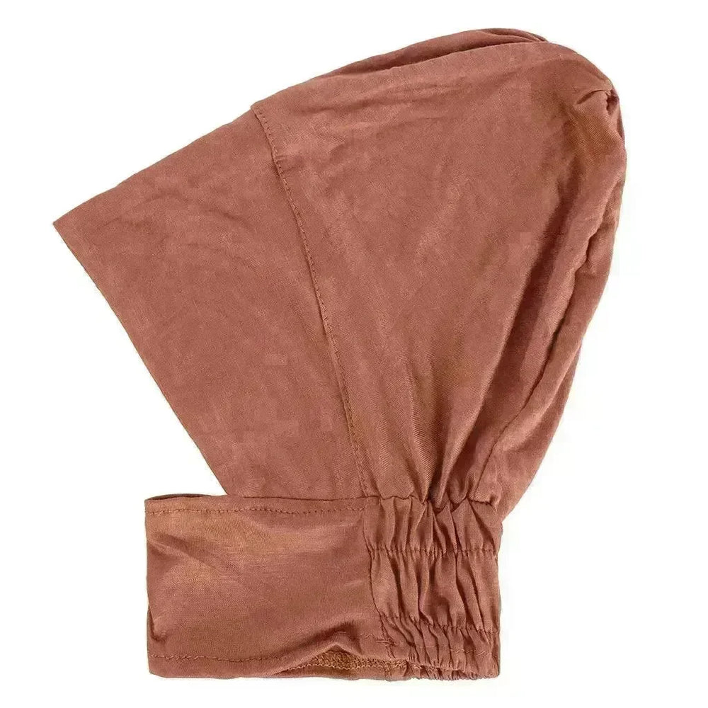Four-Season Silk Cotton Pullover Hat in Solid Color with Elastic Fit - EX-STOCK CANADA