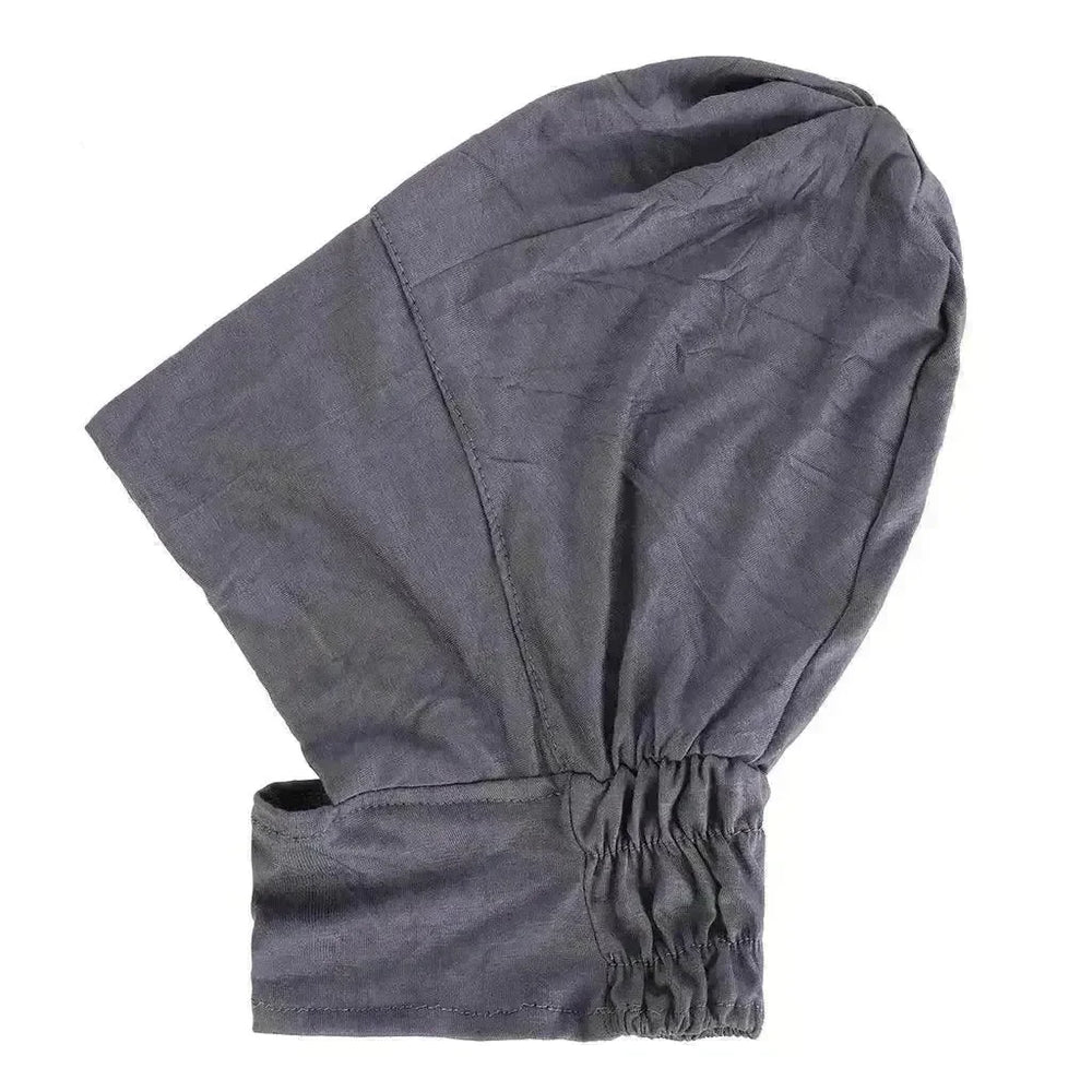 Four-Season Silk Cotton Pullover Hat in Solid Color with Elastic Fit - EX-STOCK CANADA