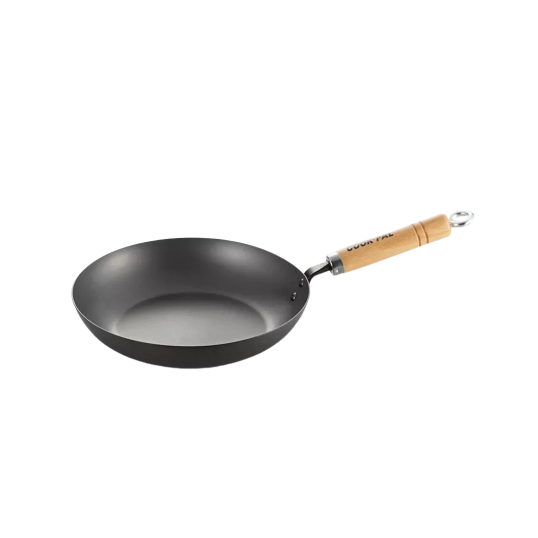 Yoshikawa Cook-Pal Ren Nitrided Carbon Steel Fry Pan 20cm – Made in Japan 