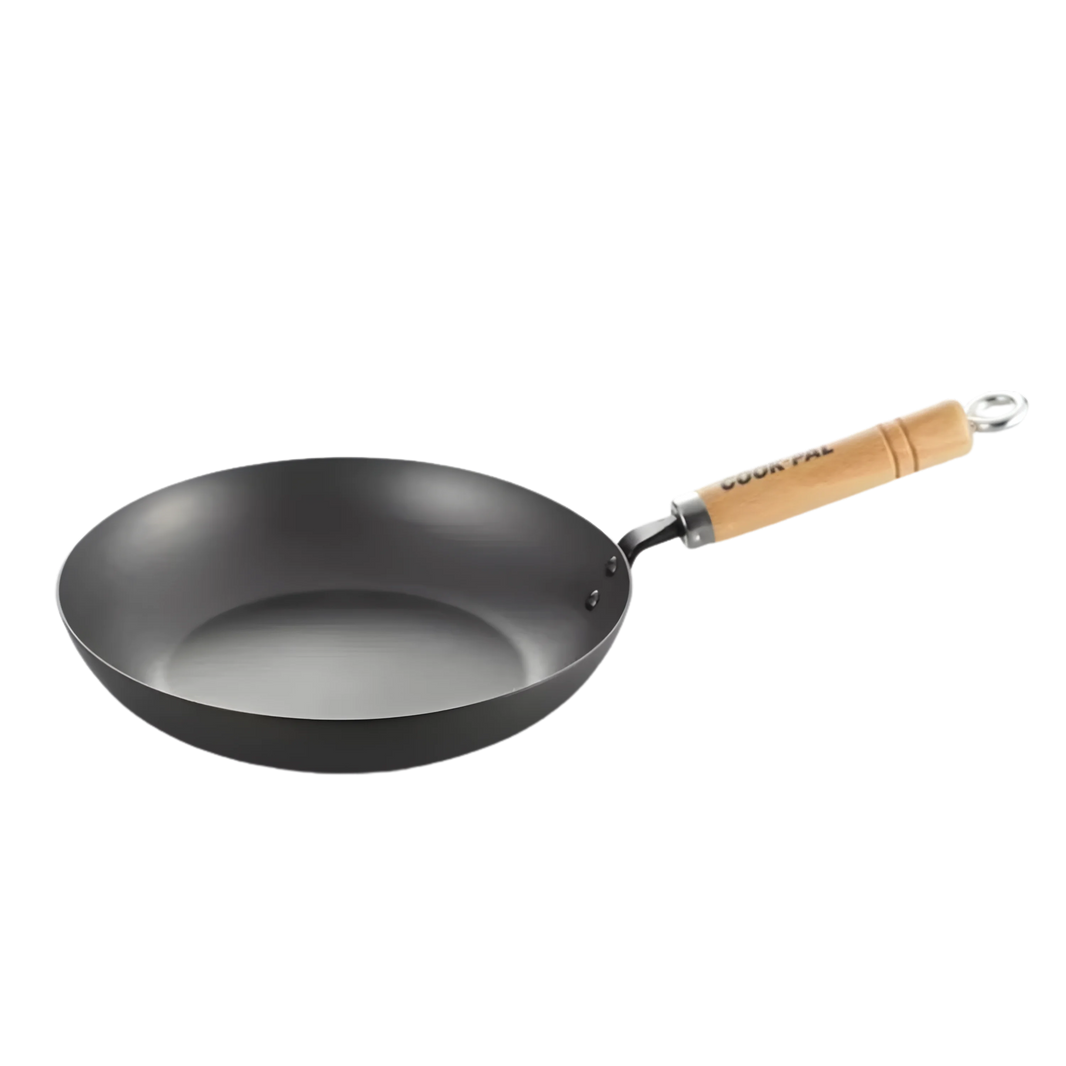 Yoshikawa Cook-Pal Ren Nitrided Carbon Steel Fry Pan 24cm – Made in Japan 