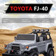 2026 24V Toyota FJ-40 4X4 2 Seater Kids Ride On Car with Remote Control DELUXE 