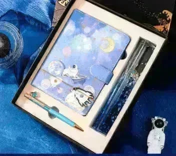 Galaxy Dream Coloring Page Notebook Cute Cartoon Astronaut - EX-STOCK CANADA