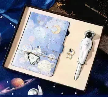 Galaxy Dream Coloring Page Notebook Cute Cartoon Astronaut - EX-STOCK CANADA