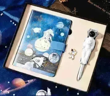 Galaxy Dream Coloring Page Notebook Cute Cartoon Astronaut - EX-STOCK CANADA