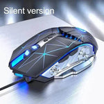 Gaming Mouse Wired Silent Gaming Mechanical Computer Desktop Notebook Office - EX-STOCK Canada