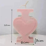 Geometric Love Flower Scented Candle Mold - EX-STOCK CANADA