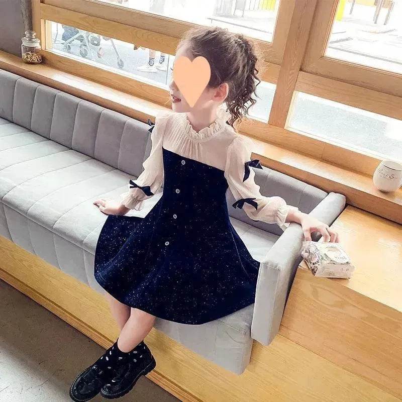 Girls' Dress French Velvet Princess Skirt - EX-STOCK Canada