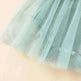 Girls' Multi-color Mesh Flounced Sleeve Short Sleeved Kazakhstan Dress - EX-STOCK CANADA