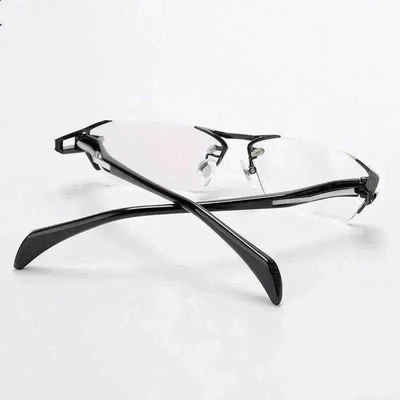 Glasses Frame Rimless Pure Titanium Glasses Frame Women - EX-STOCK Canada
