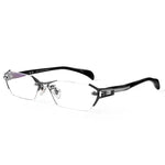 Glasses Frame Rimless Pure Titanium Glasses Frame Women - EX-STOCK Canada
