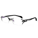 Glasses Frame Rimless Pure Titanium Glasses Frame Women - EX-STOCK Canada