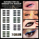 Glittering Eyeliner Sticker False lashes set - EX-STOCK CANADA