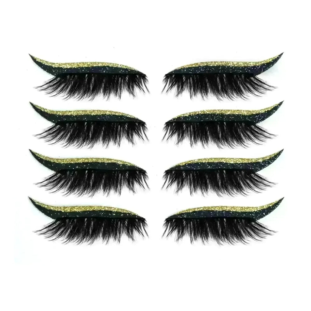 Glittering Eyeliner Sticker False lashes set - EX-STOCK CANADA