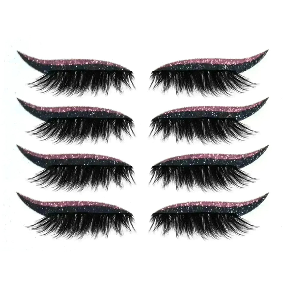 Glittering Eyeliner Sticker False lashes set - EX-STOCK CANADA