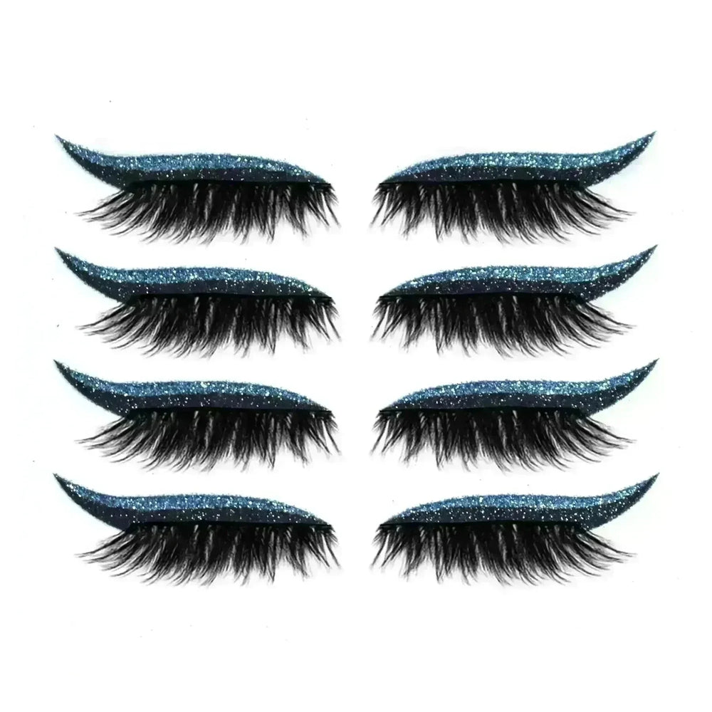Glittering Eyeliner Sticker False lashes set - EX-STOCK CANADA