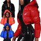 Glossy Bread Coat Down Cotton Jacket - EX-STOCK CANADA