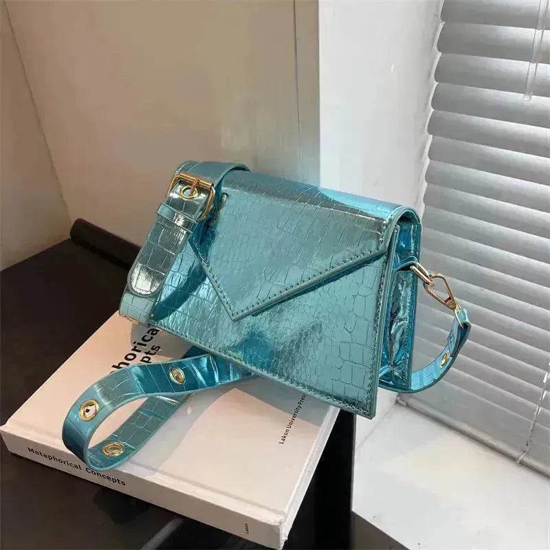 Glossy Stone Pattern Shoulder Crossbody HandBag - EX-STOCK Canada