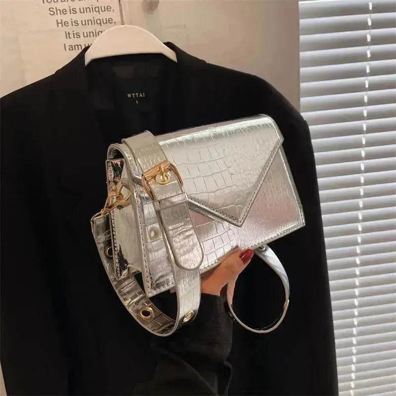 Glossy Stone Pattern Shoulder Crossbody HandBag - EX-STOCK Canada