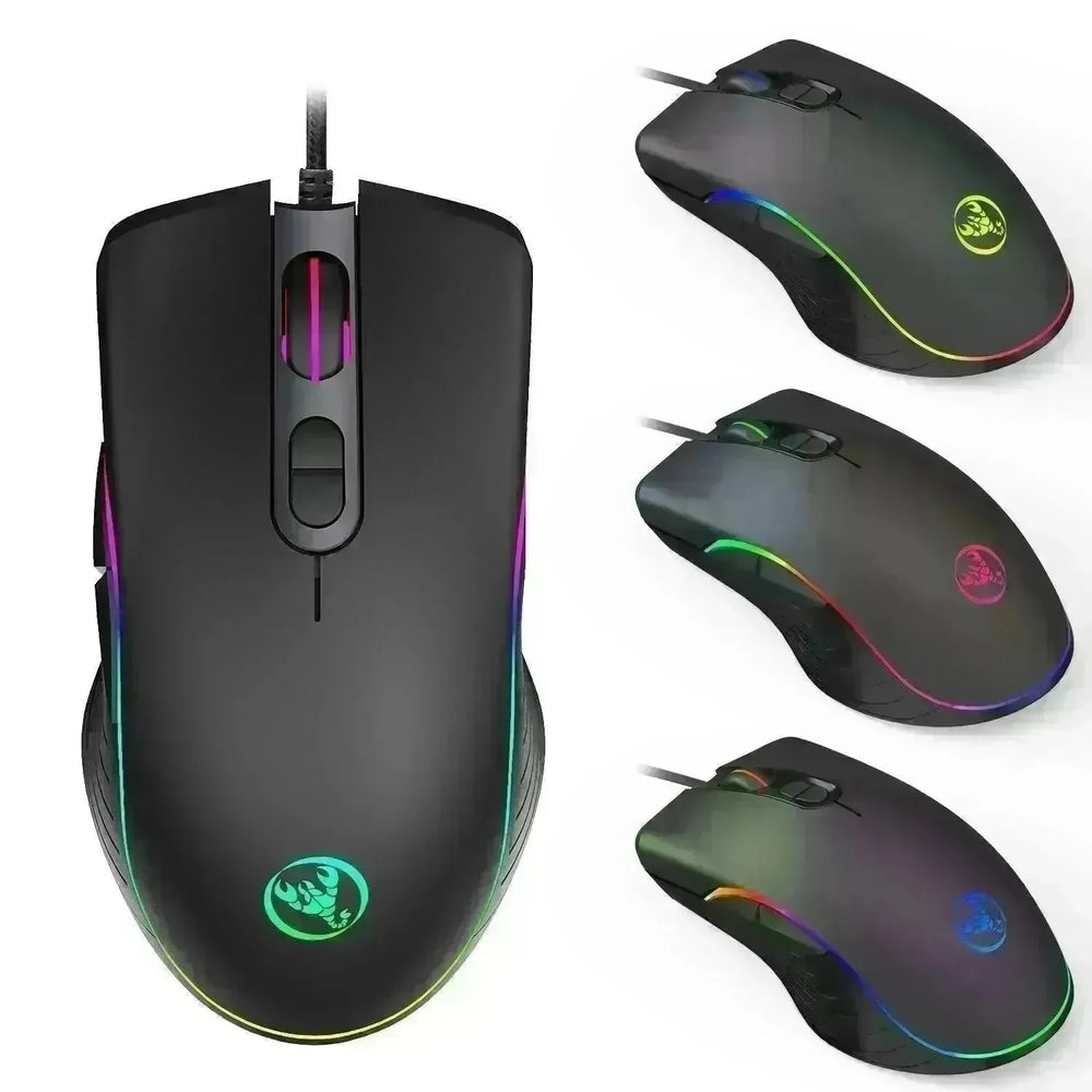 Glowing Gaming Mouse Gaming Wired Mouse - EX-STOCK CANADA