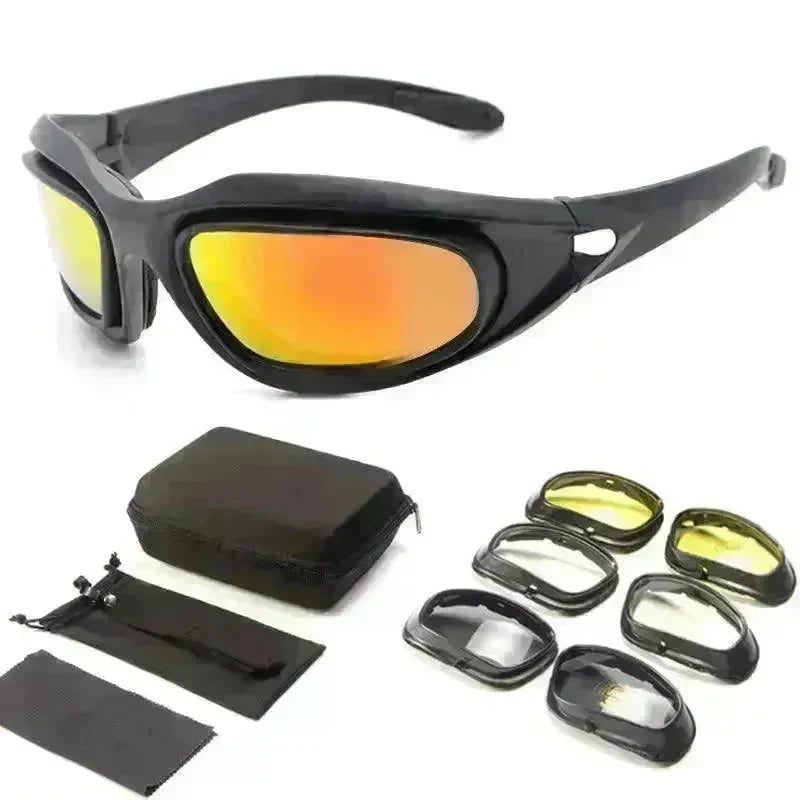 Goggles Polarized Tactical Sunglasses Outdoor Cycling Night Vision Dustproof Sunglasses - EX-STOCK CANADA