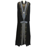 Gold Embroidered Abaya Dress for Turkey Middle East Arab Dubai Women - EX-STOCK Canada