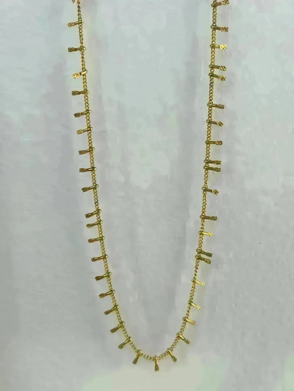 Gold-plated Titanium Steel Vintage Tassel Diamond Piece Waist Chain - EX-STOCK CANADA