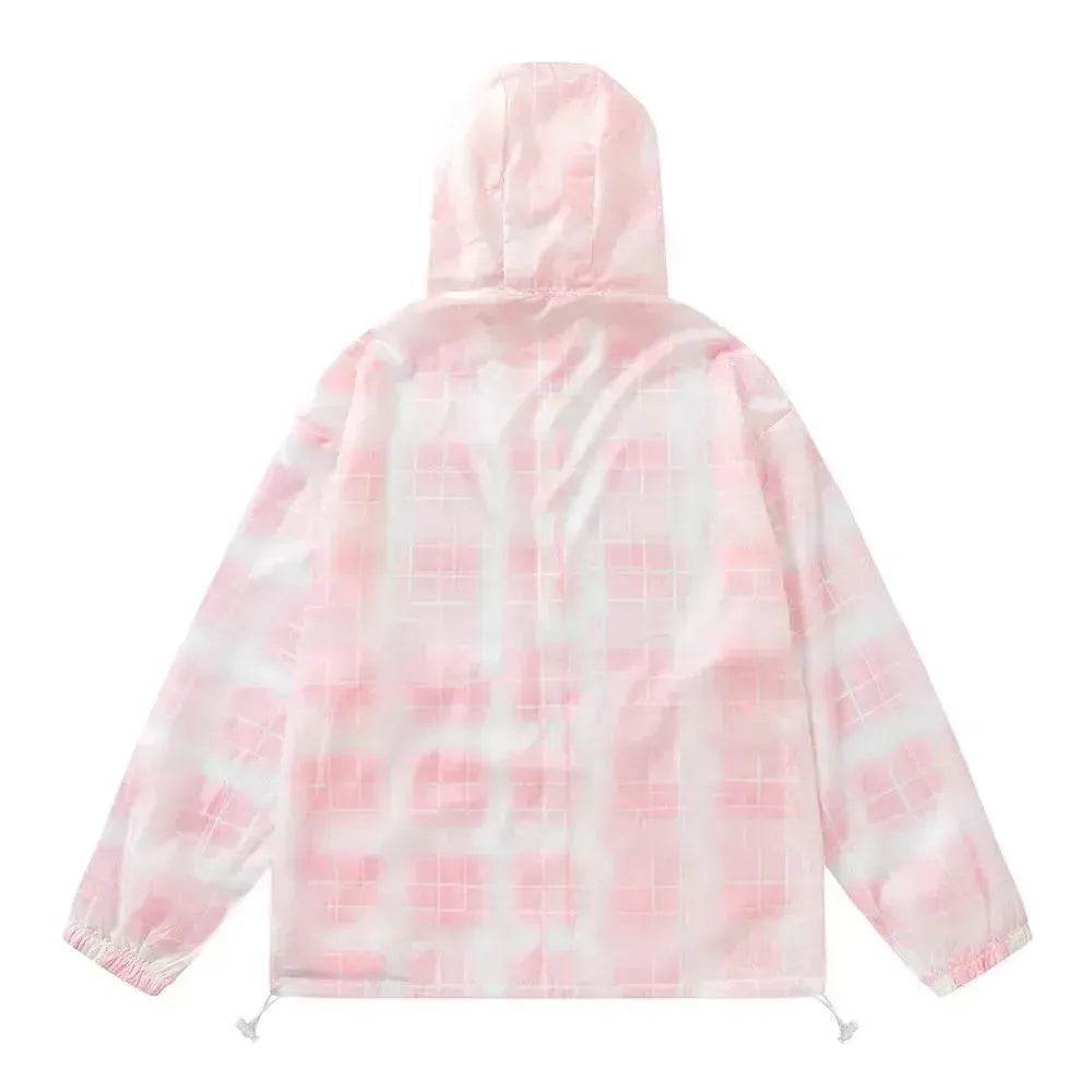 Gradient Plaid Lightweight Sun Protection Clothing - EX-STOCK Canada