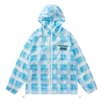 Gradient Plaid Lightweight Sun Protection Clothing - EX-STOCK Canada