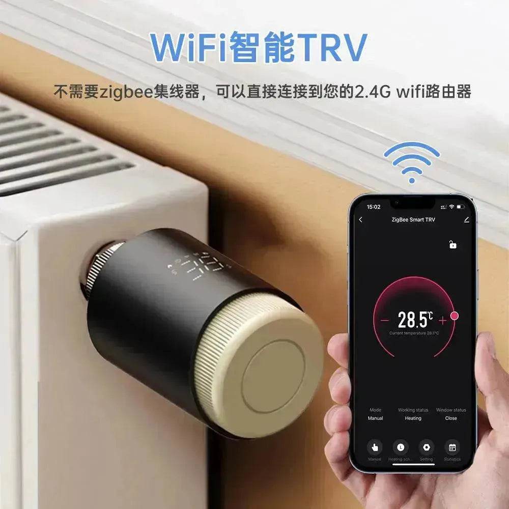 Graffiti Wifi Thermostatic Valve Mobile App Remote Control Smart Temperature Controller - EX-STOCK Canada