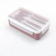 Grid Lunch Box Children's Lunch Box Set Ins Student Office Worker Insulated Lunch Box Plastic Sealed Fresh-Keeping Box - EX-STOCK Canada